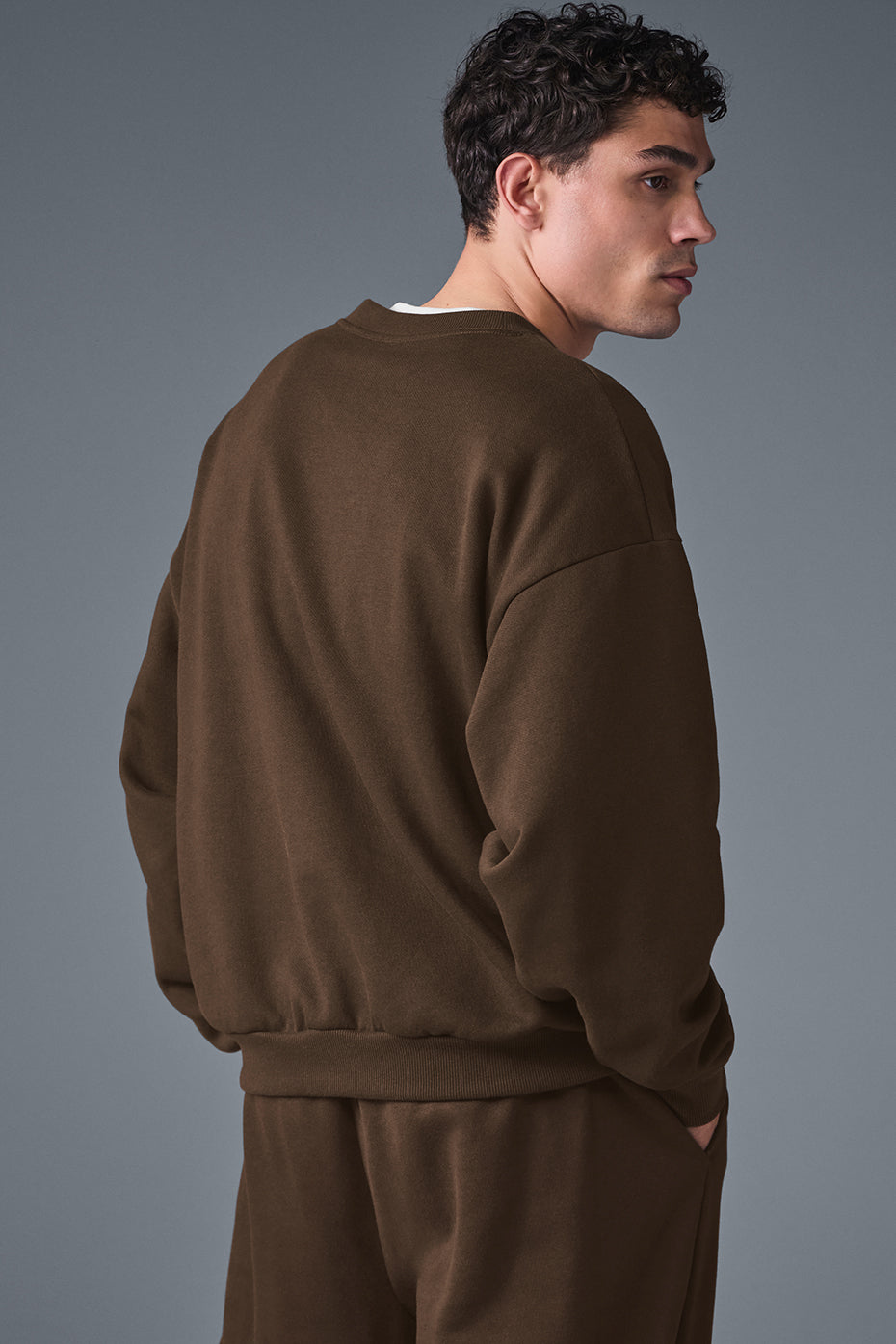 Accolade Crew Neck Pullover - Espresso - Image 3