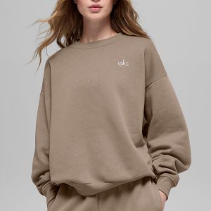 Accolade Crew Neck Pullover - Gravel