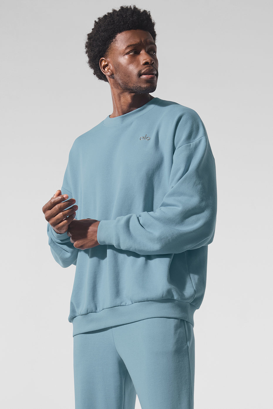 Accolade Crew Neck Pullover - Celestial Blue - Image 3