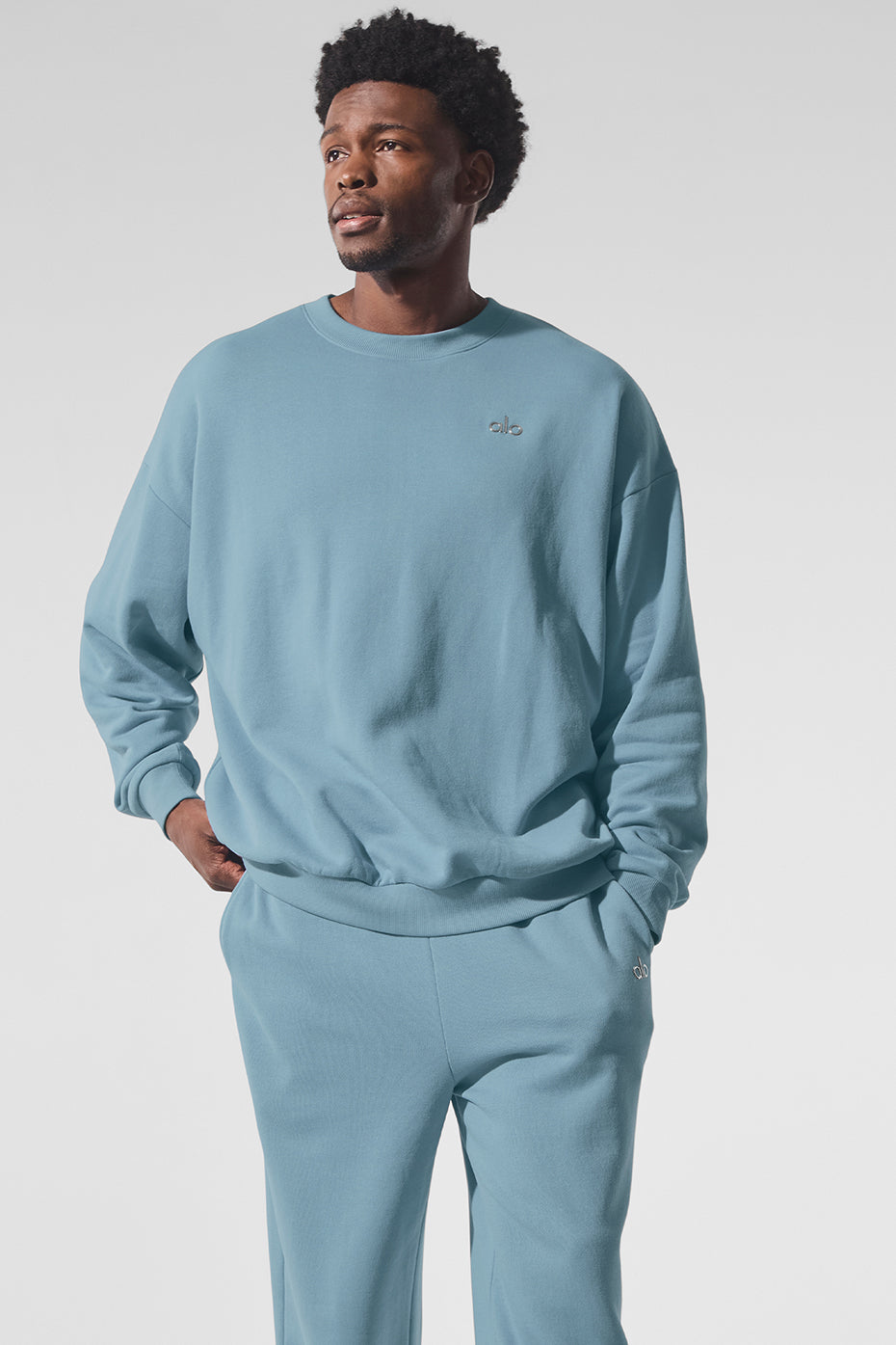Accolade Crew Neck Pullover - Celestial Blue - Image 4
