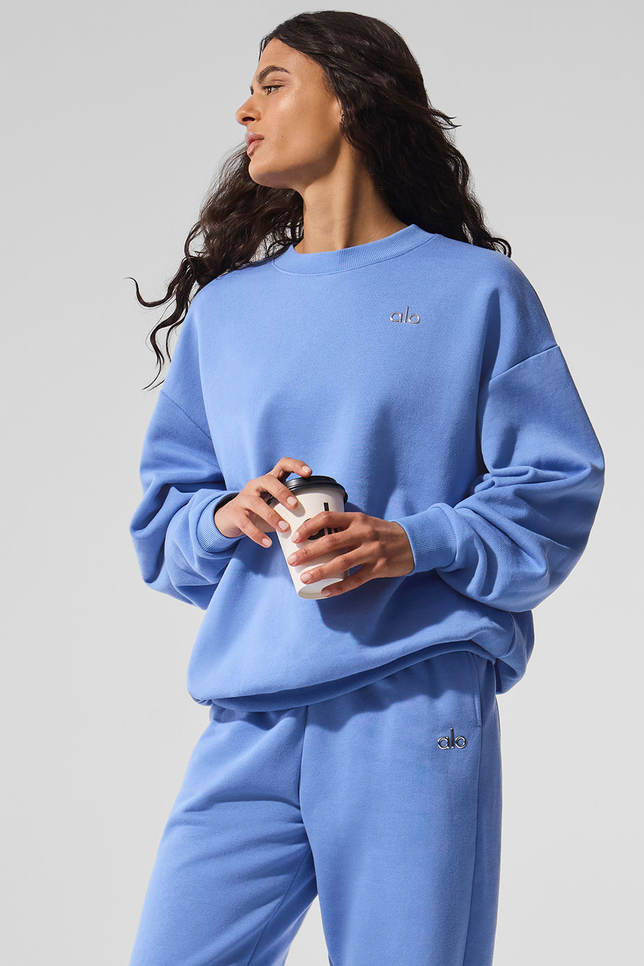 Accolade Crew Neck Pullover - Crystal Clear Blue - Image 5