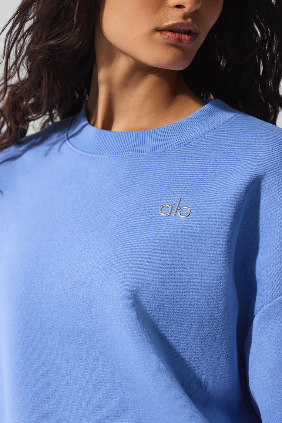 Accolade Crew Neck Pullover - Crystal Clear Blue - Image 2