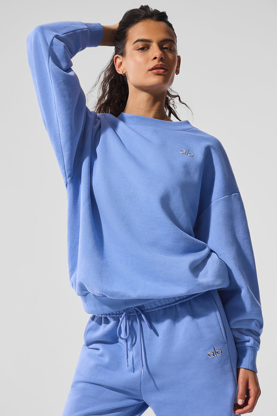 Accolade Crew Neck Pullover - Crystal Clear Blue - Image 3