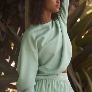 Accolade Crew Neck Pullover - Spearmint