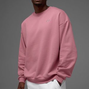 Accolade Crew Neck Pullover - Pink Wild Rose