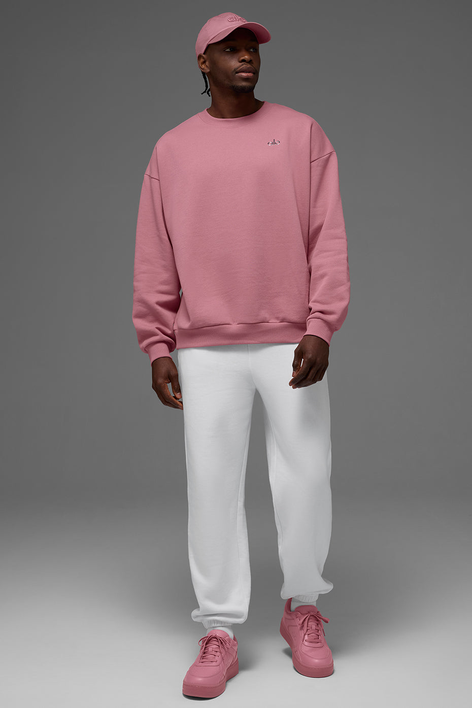 Accolade Crew Neck Pullover - Pink Wild Rose - Image 4