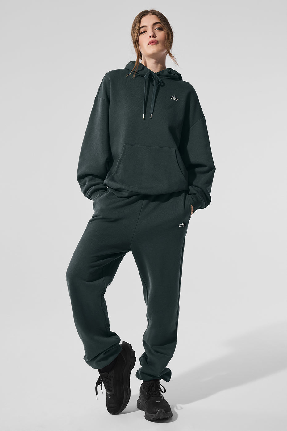 Accolade Hoodie - Charcoal Green - Image 5