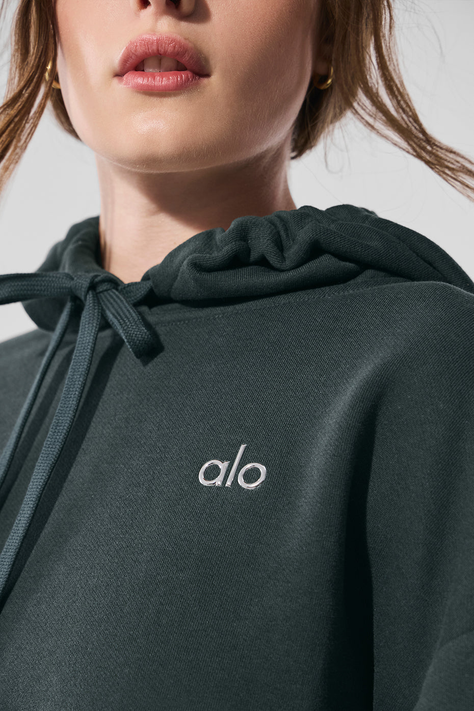 Accolade Hoodie - Charcoal Green - Image 2