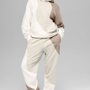 Make Waves Hoodie - Ivory/Bone/Gravel