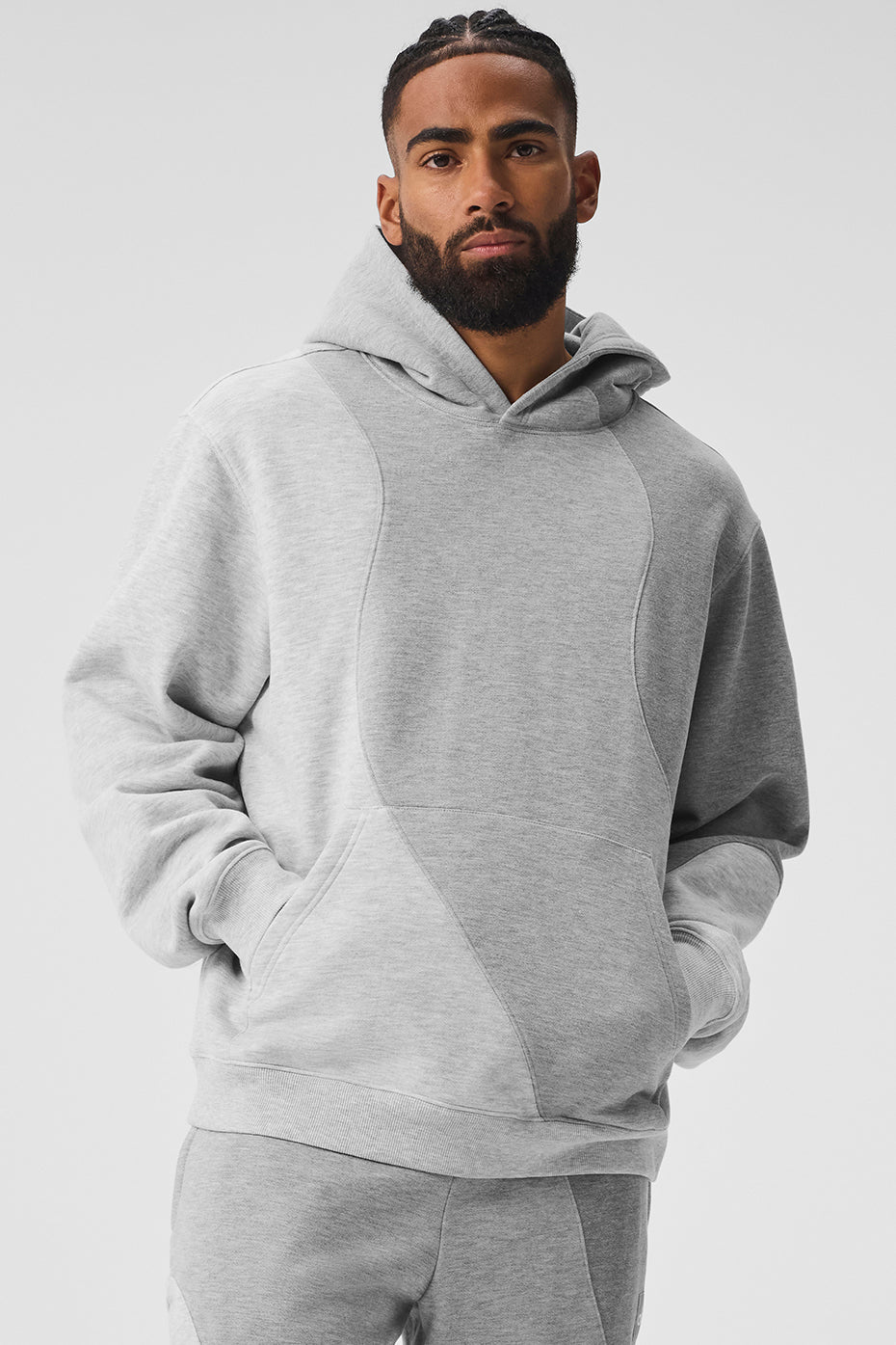 Make Waves Hoodie - Athletic Heather Grey Tonal - Image 2