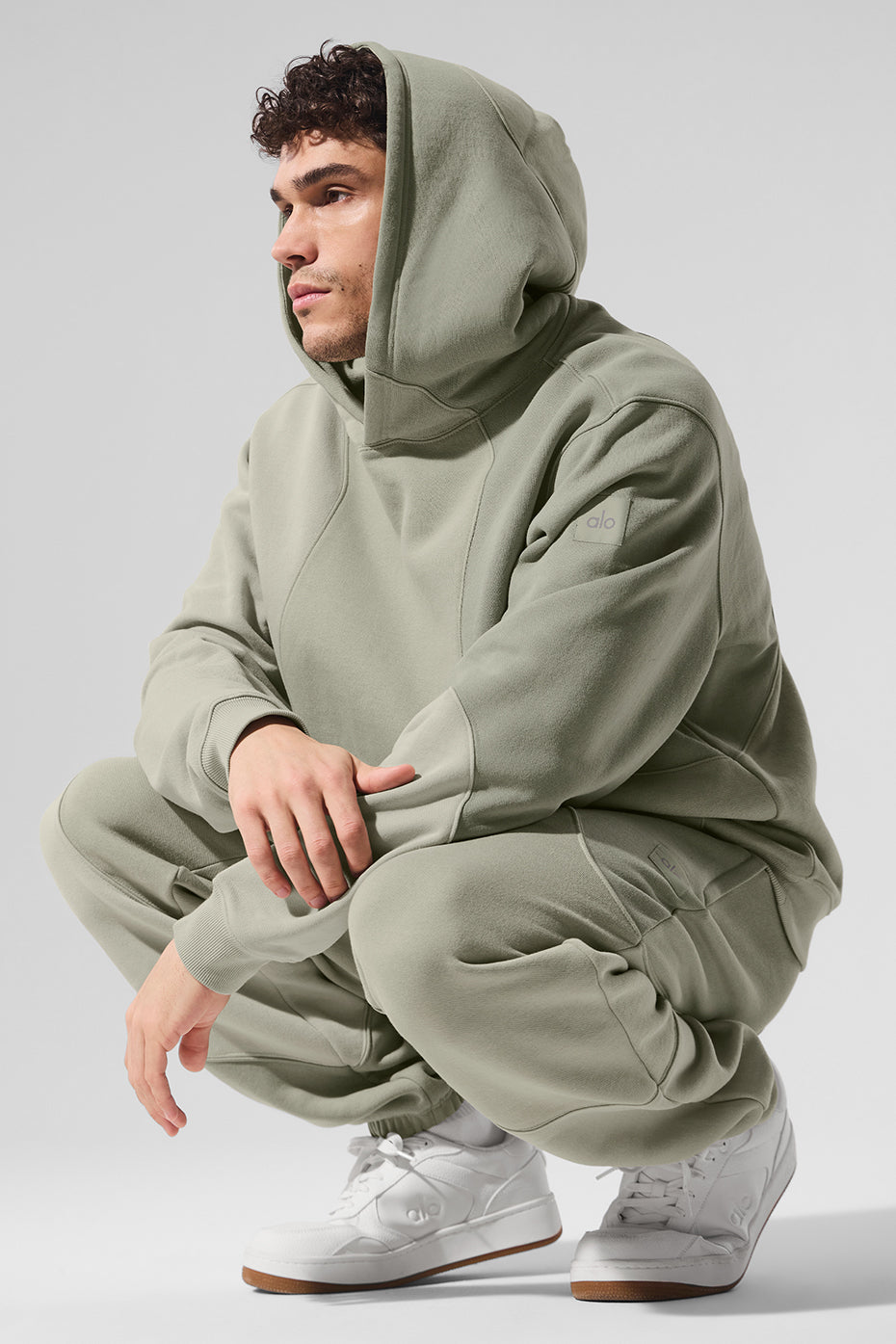 Make Waves Hoodie - Limestone Tonal - Image 4