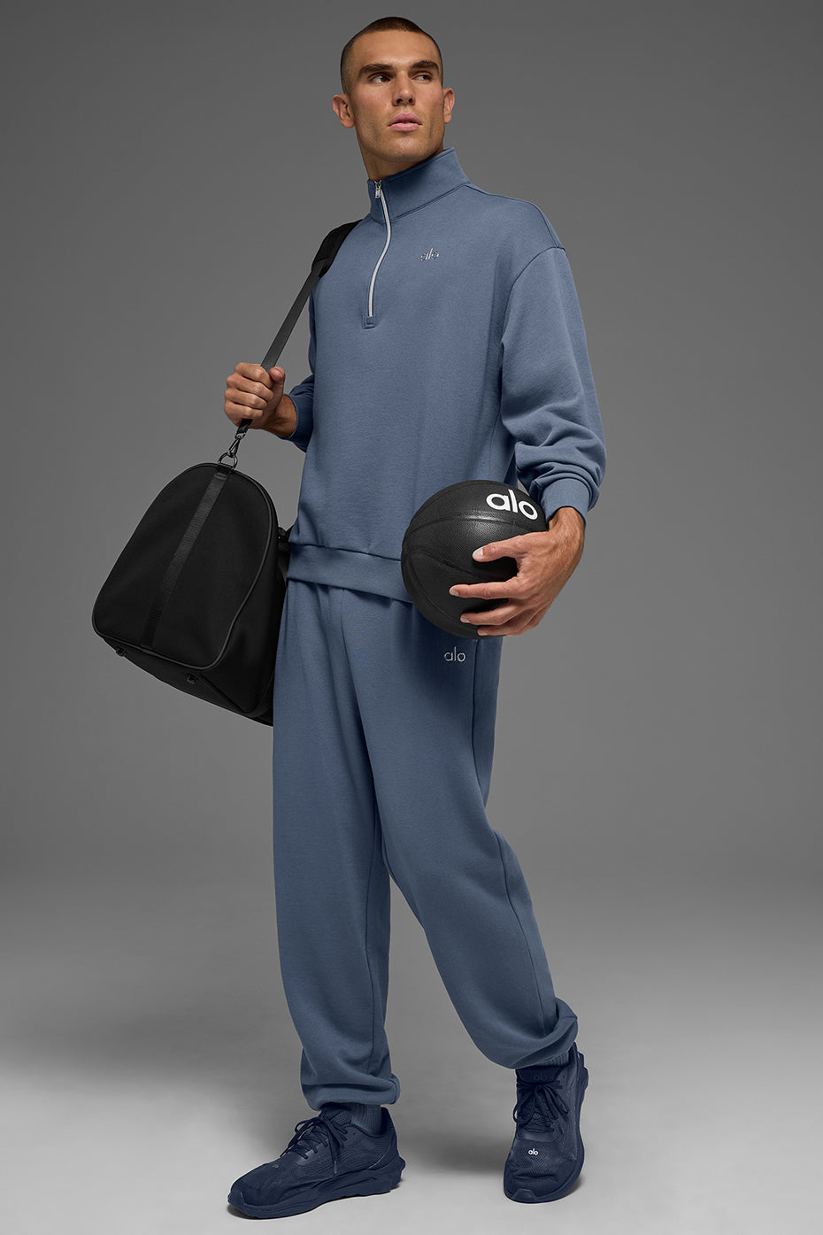 Accolade 1/4 Zip Pullover - Bluestone - Image 5