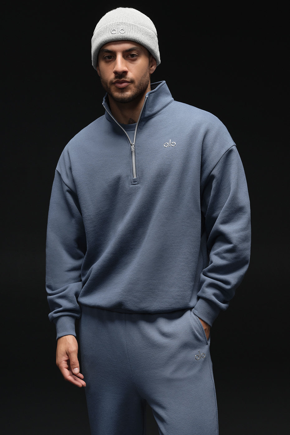 Accolade 1/4 Zip Pullover - Bluestone - Image 6