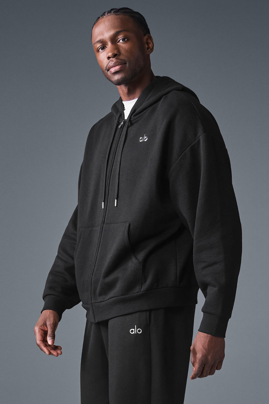 Accolade Full Zip Hoodie - Black - Image 5