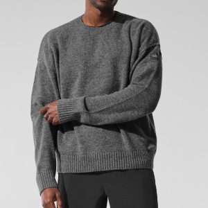 New Class Cashmere Crewneck Sweater - Platinum Grey
