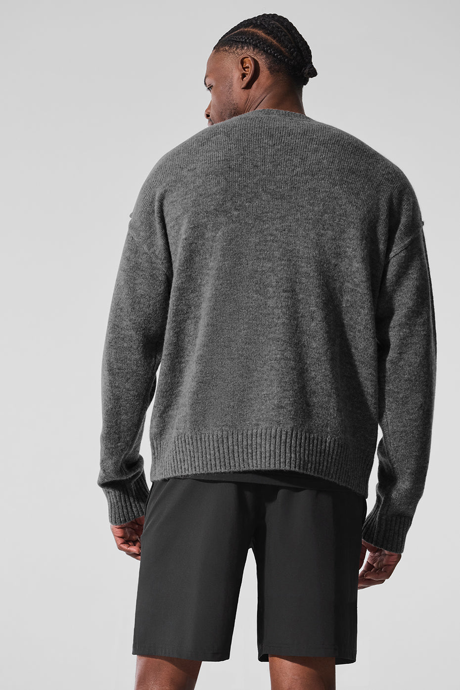 New Class Cashmere Crewneck Sweater - Platinum Grey - Image 3