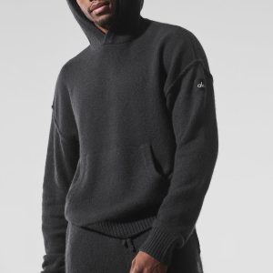 New Class Cashmere Hoodie - Black