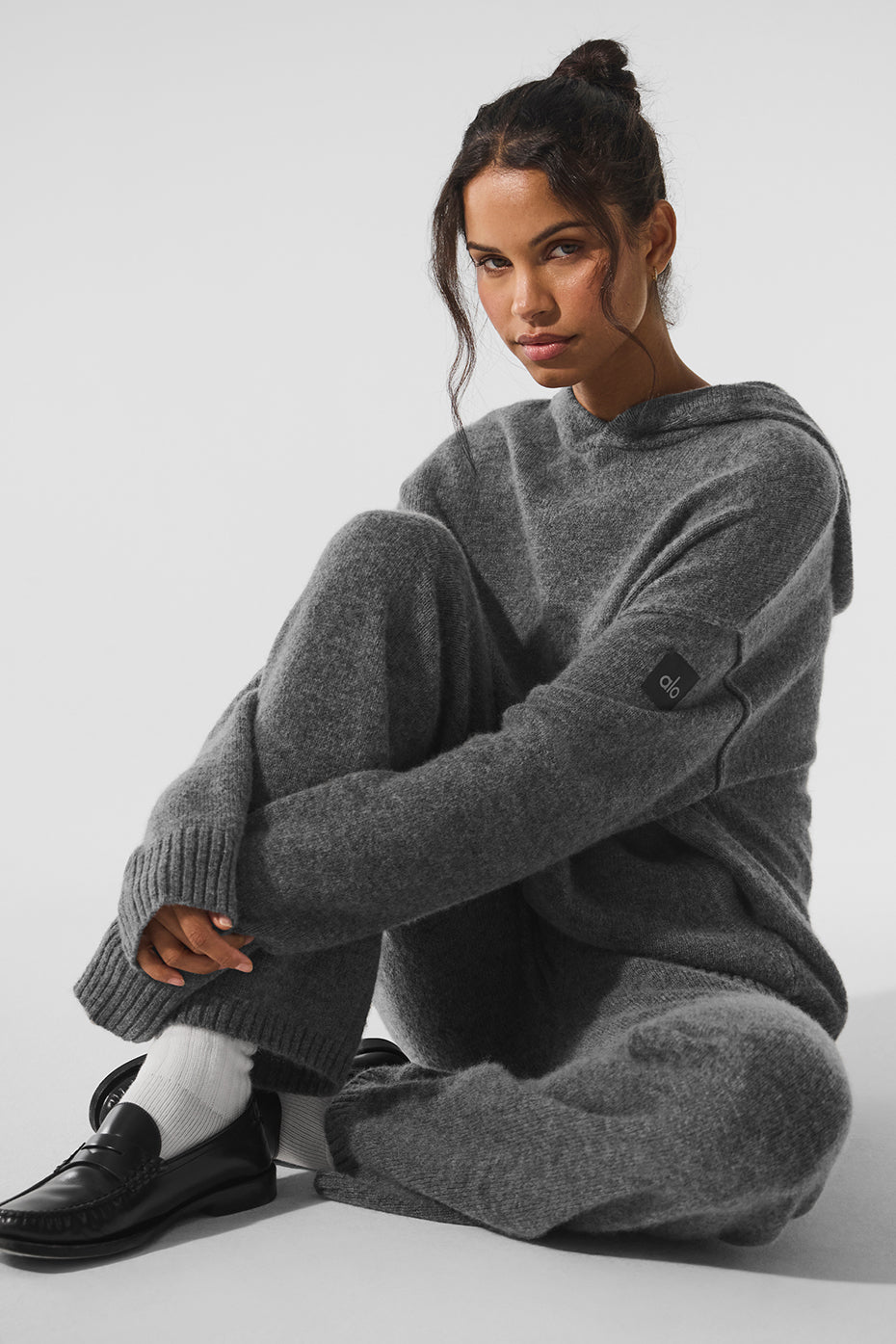 New Class Cashmere Hoodie - Platinum Grey - Image 5