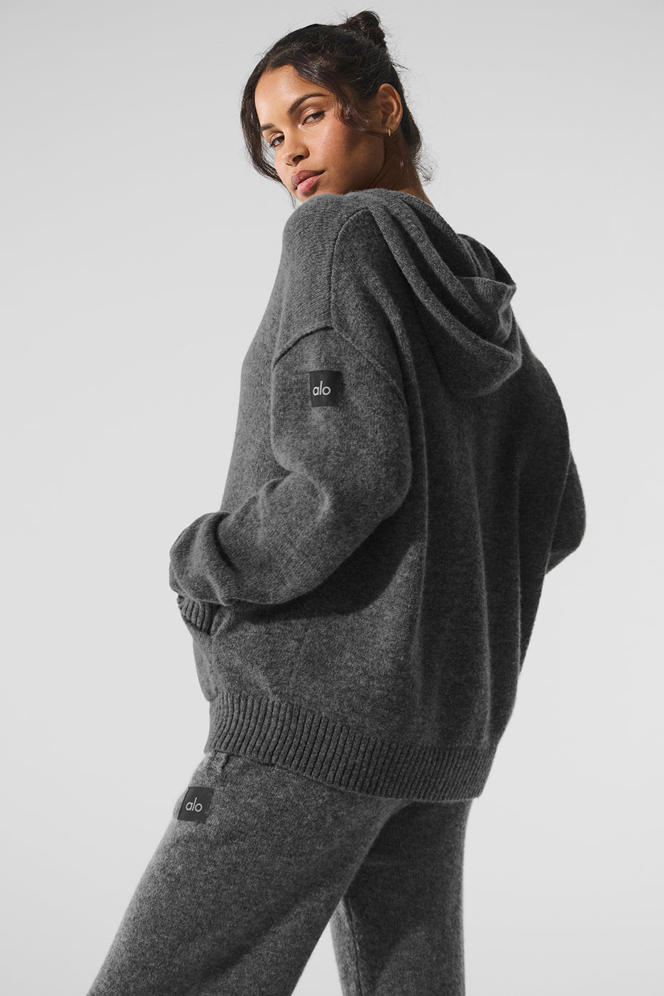 New Class Cashmere Hoodie - Platinum Grey - Image 4