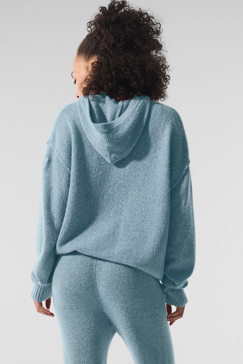 New Class Cashmere Hoodie - Celestial Blue Granite Heather - Image 4