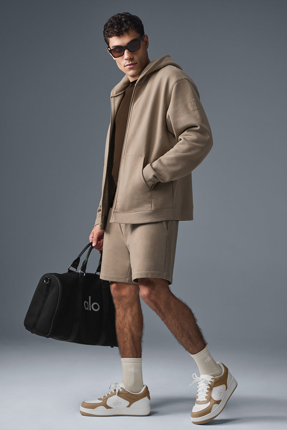 Renown Full Zip Hoodie - Gravel - Image 4