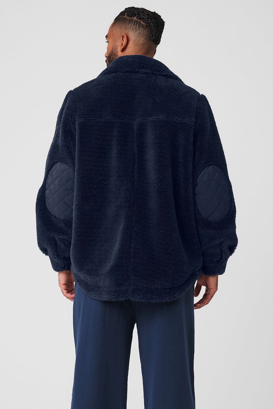 Sherpa Edge Shacket - Navy - Image 2