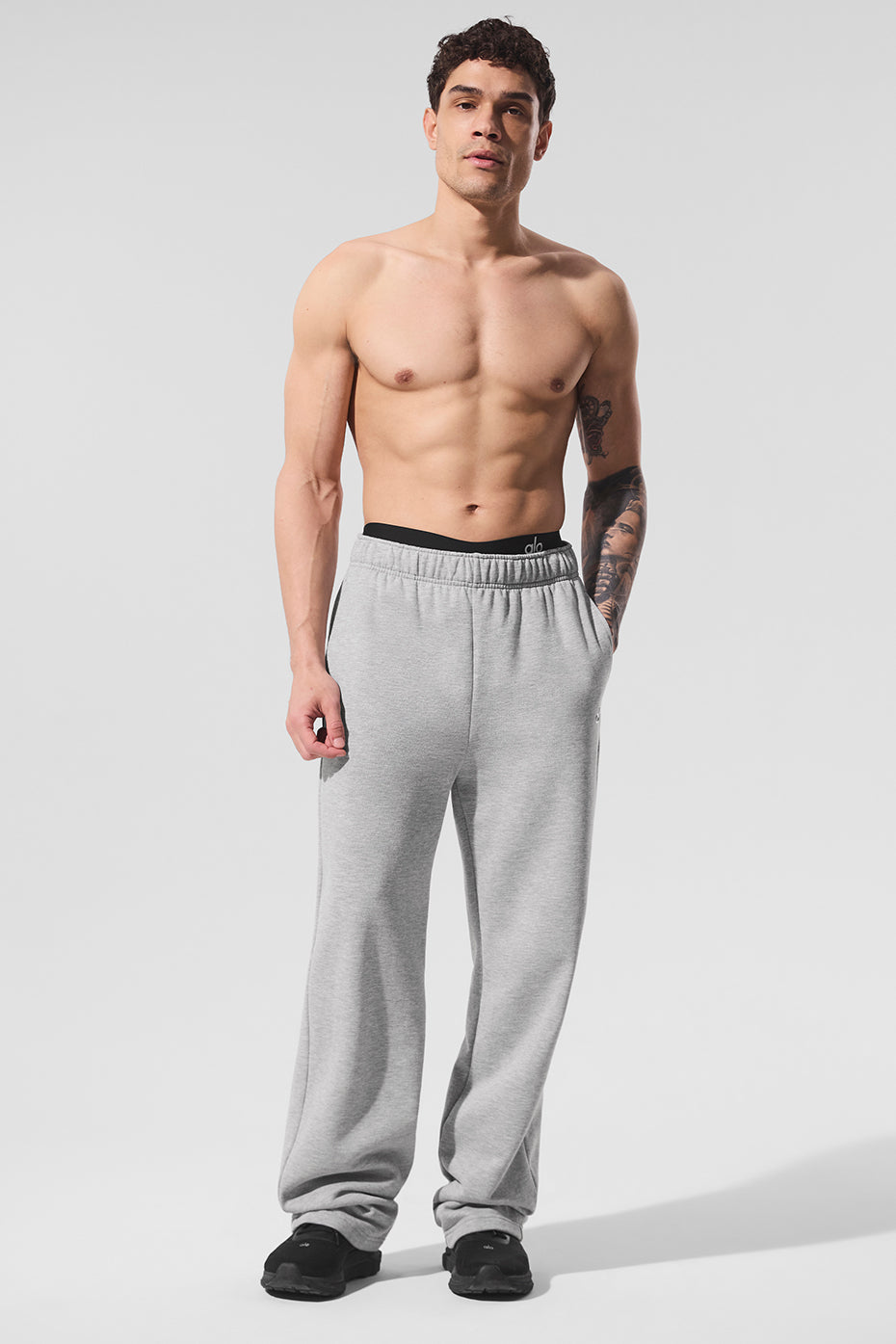 Accolade Straight Leg Sweatpant - Athletic Heather Grey - Image 5
