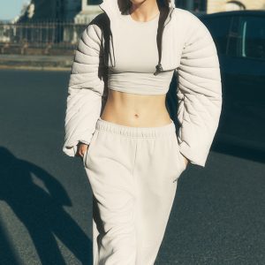 Accolade Straight Leg Sweatpant - Bone