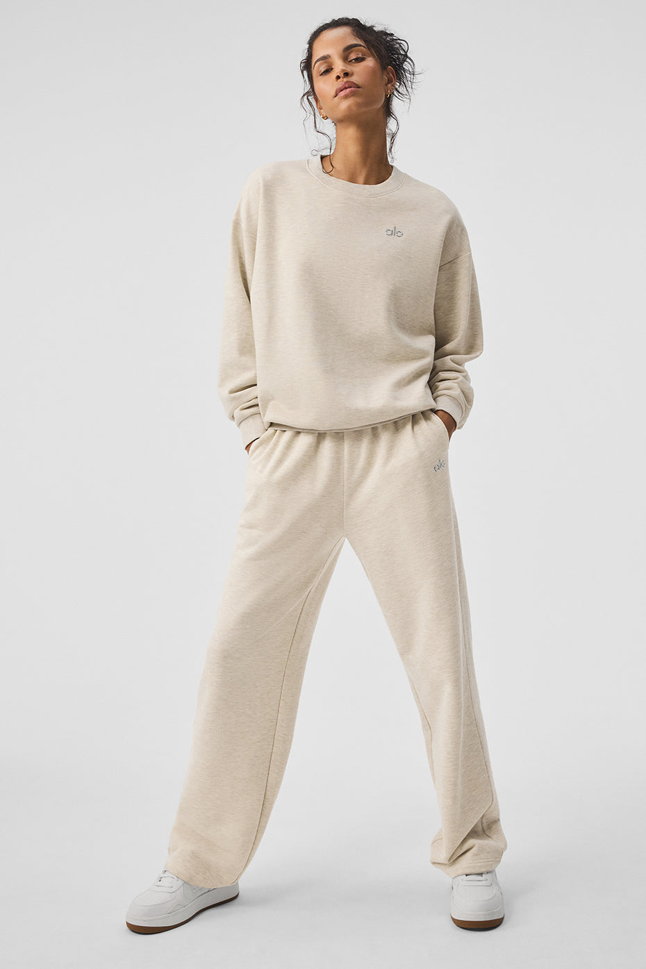 Accolade Straight Leg Sweatpant - Oatmeal Heather - Image 4