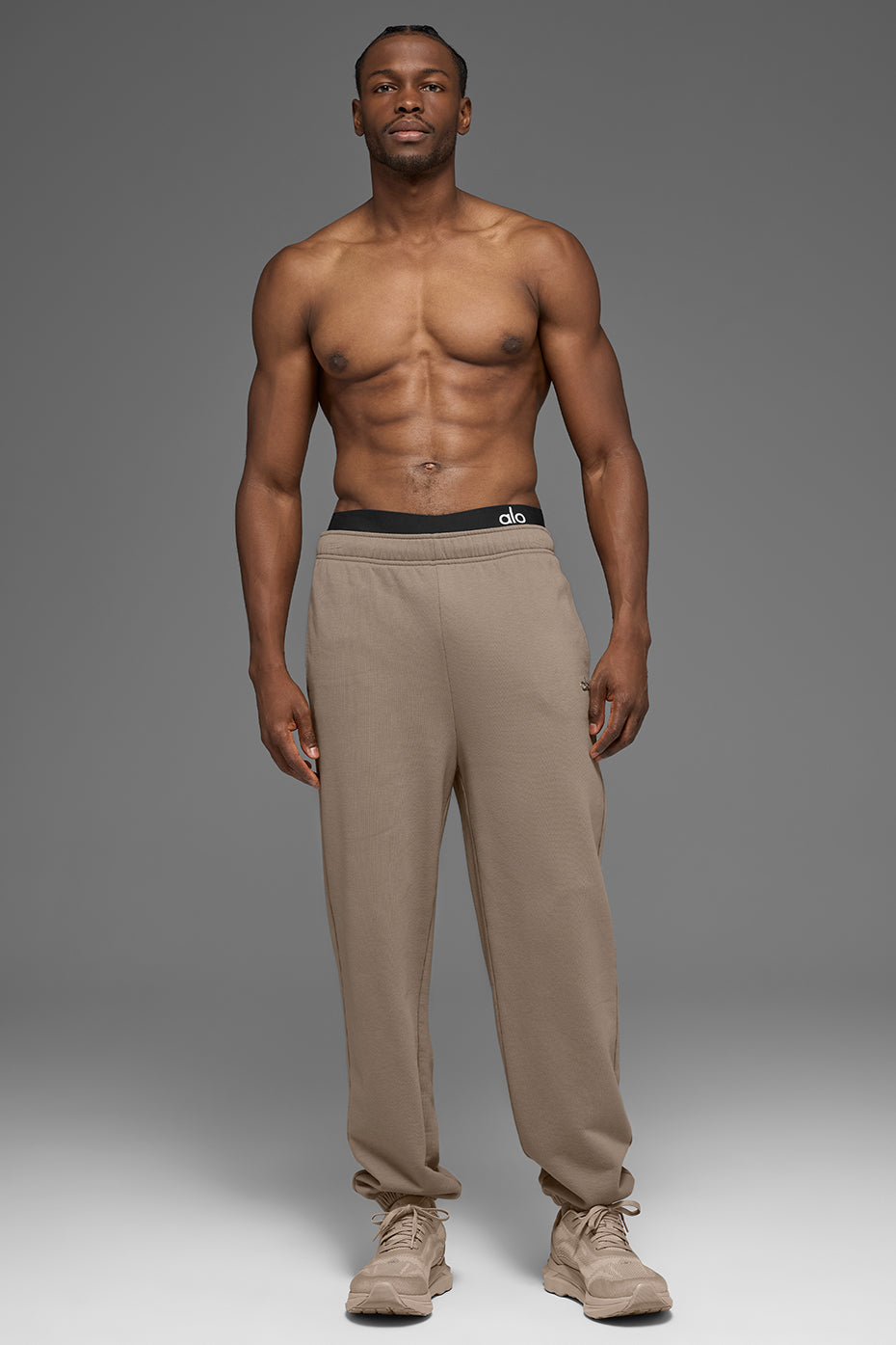 Accolade Straight Leg Sweatpant - Gravel - Image 4