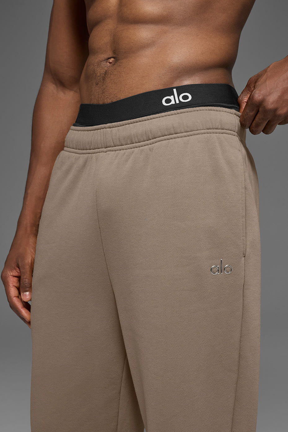 Accolade Straight Leg Sweatpant - Gravel - Image 2