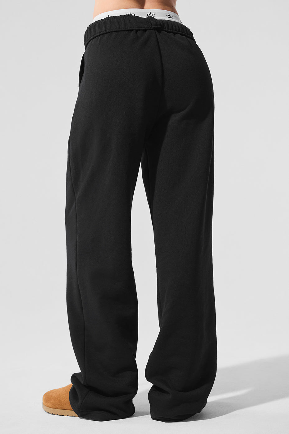 Accolade Straight Leg Sweatpant - Black - Image 3