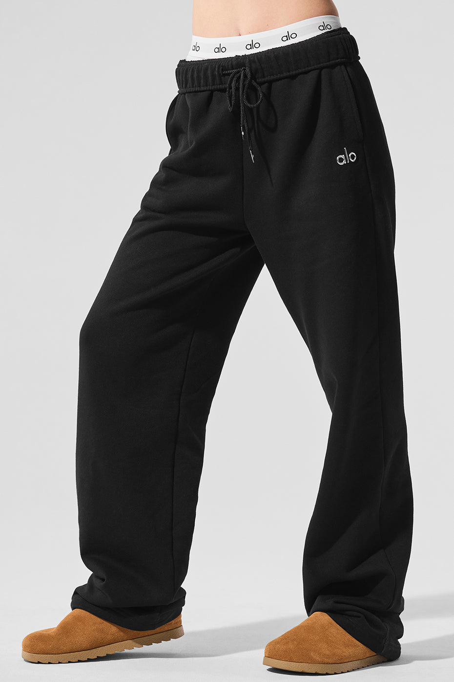 Accolade Straight Leg Sweatpant - Black - Image 4