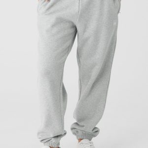 Cuffed Renown Heavy Weight Sweatpant - Athletic Heather Grey