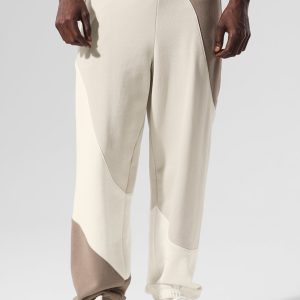 Make Waves Sweatpant - Ivory/Bone/Gravel