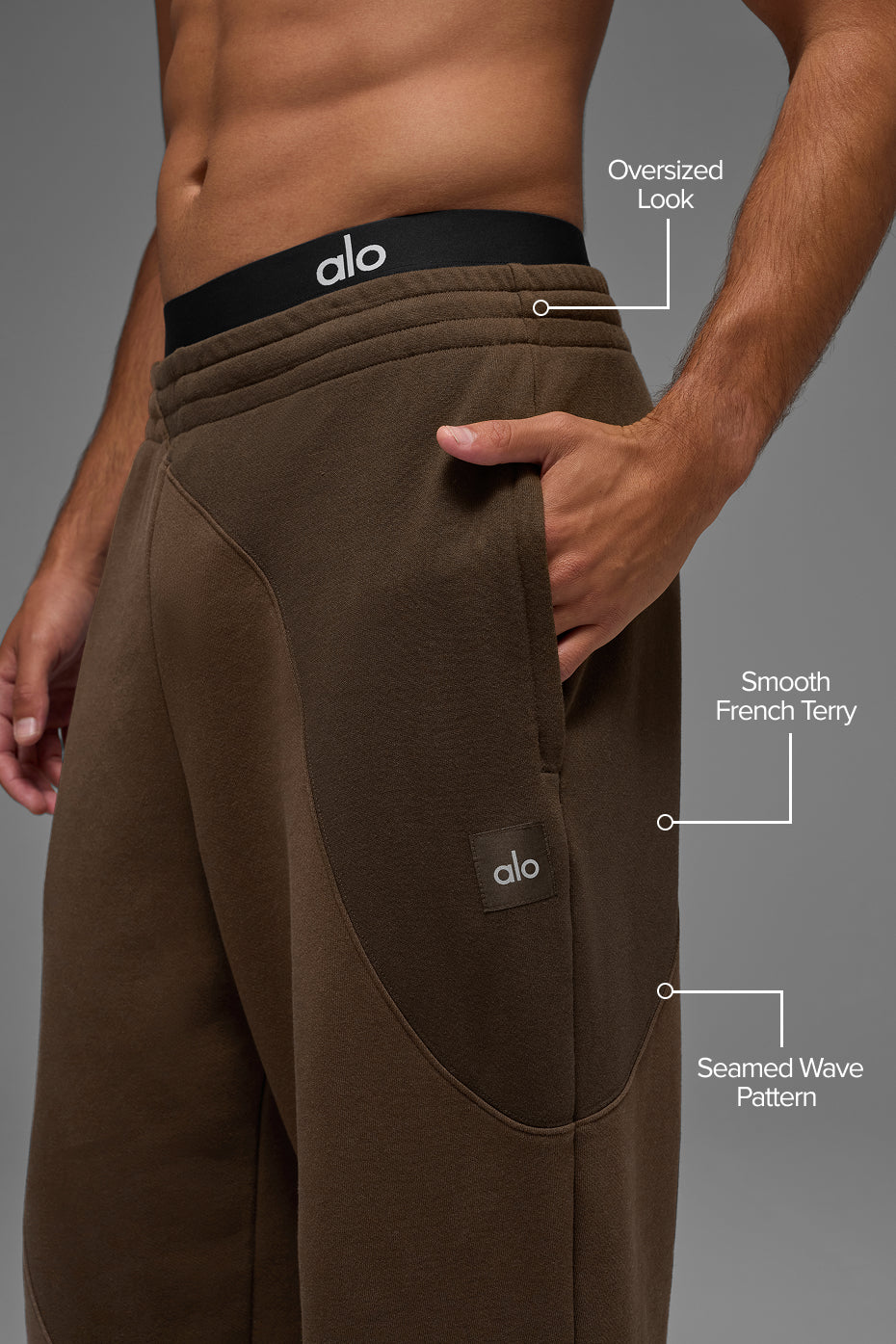 Make Waves Sweatpant - Espresso Tonal - Image 2