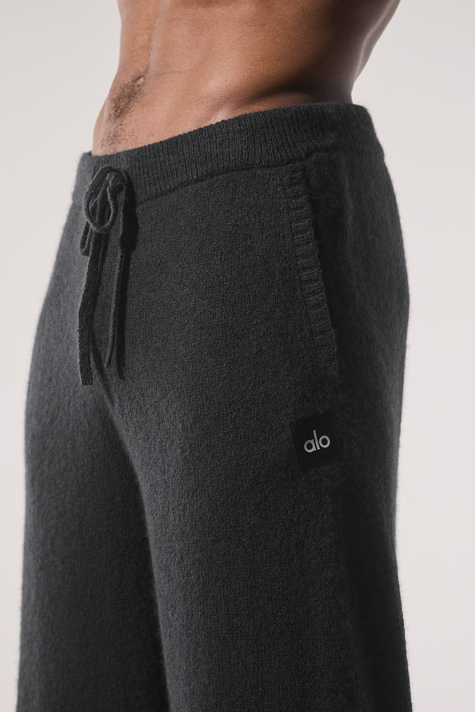 New Class Cashmere Sweatpant - Black - Image 4