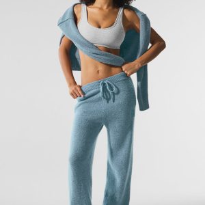 New Class Cashmere Sweatpant - Celestial Blue Granite Heather