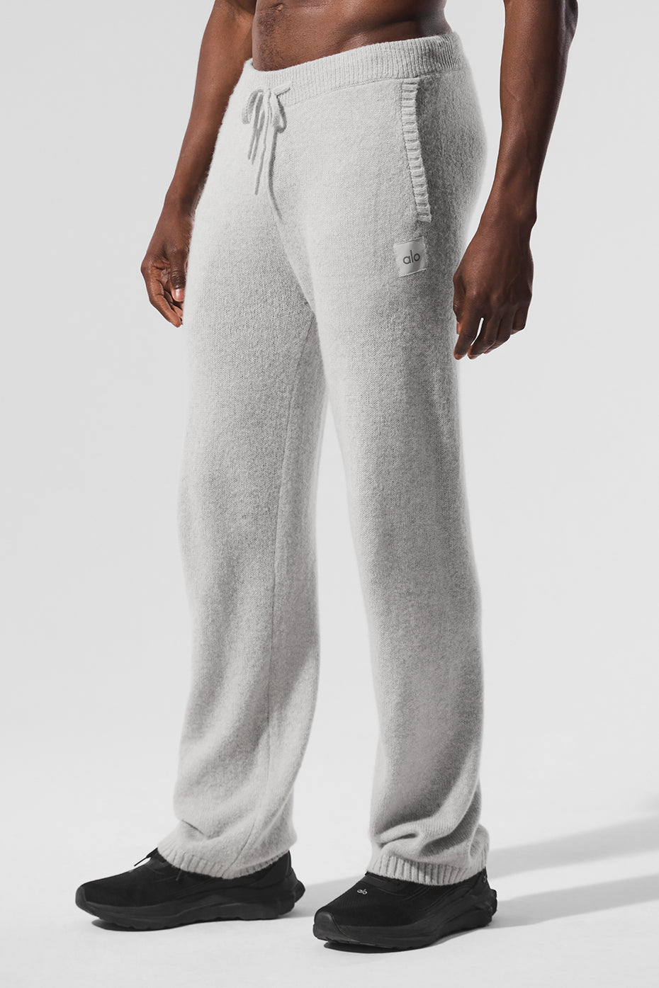New Class Cashmere Sweatpant - Pearl Grey Heather - Image 4