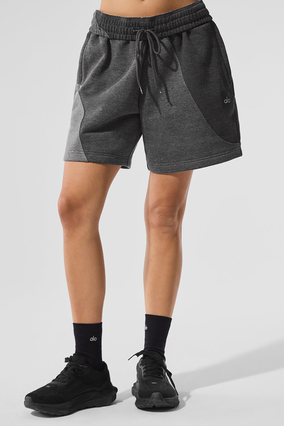 7 Make Waves Short - Dark Heather Grey Tonal
