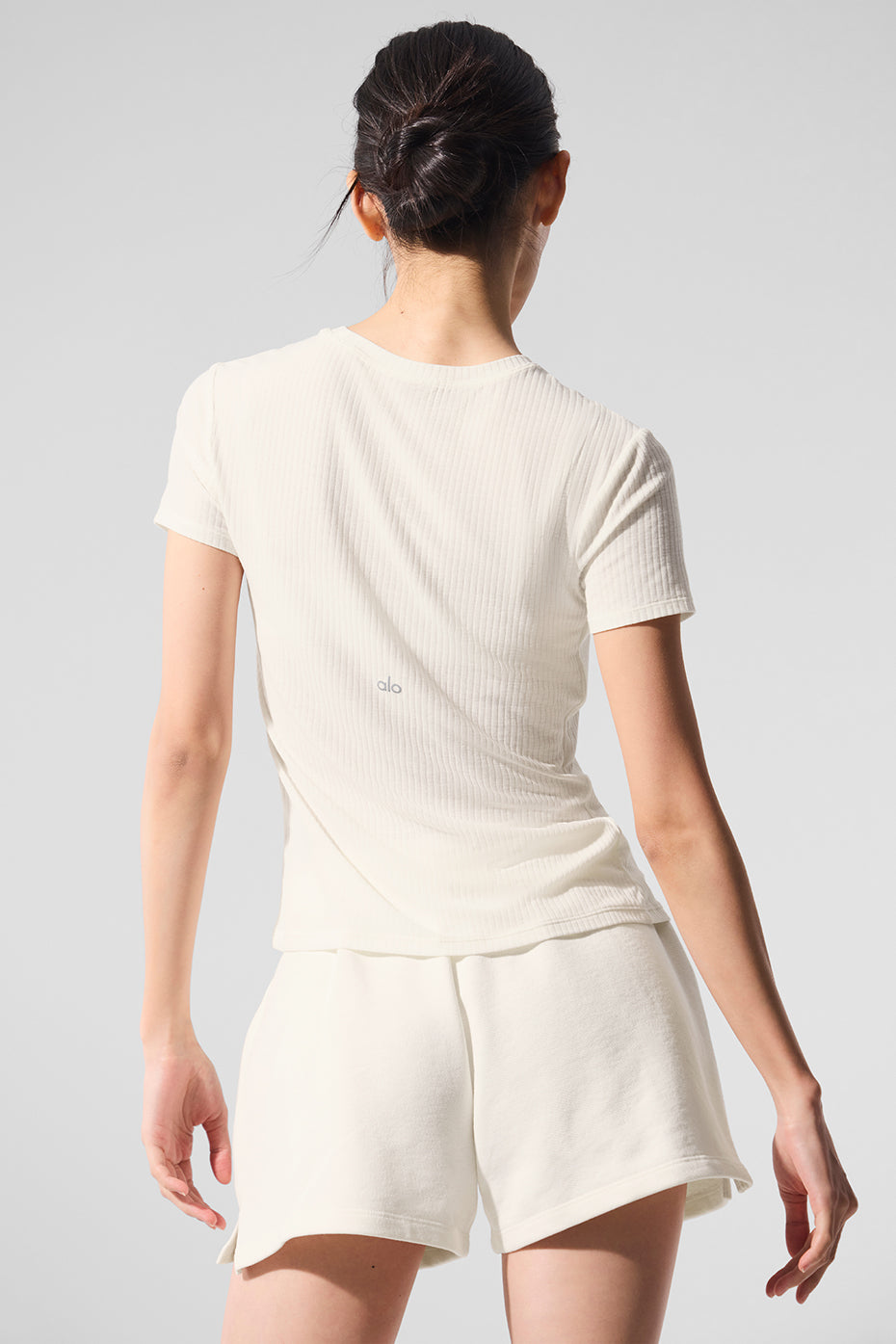 Ribbed Sea Coast Tee - Ivory - Image 2