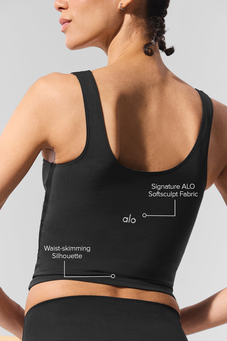 ALO Softsculpt Tank - Black - Image 2