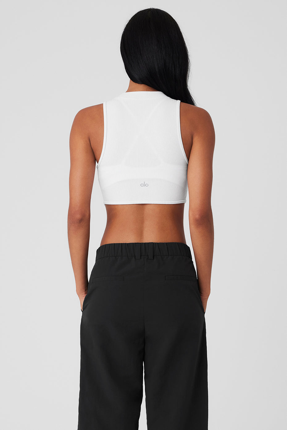 Wellness Rib Flaunt Tank - White - Image 2