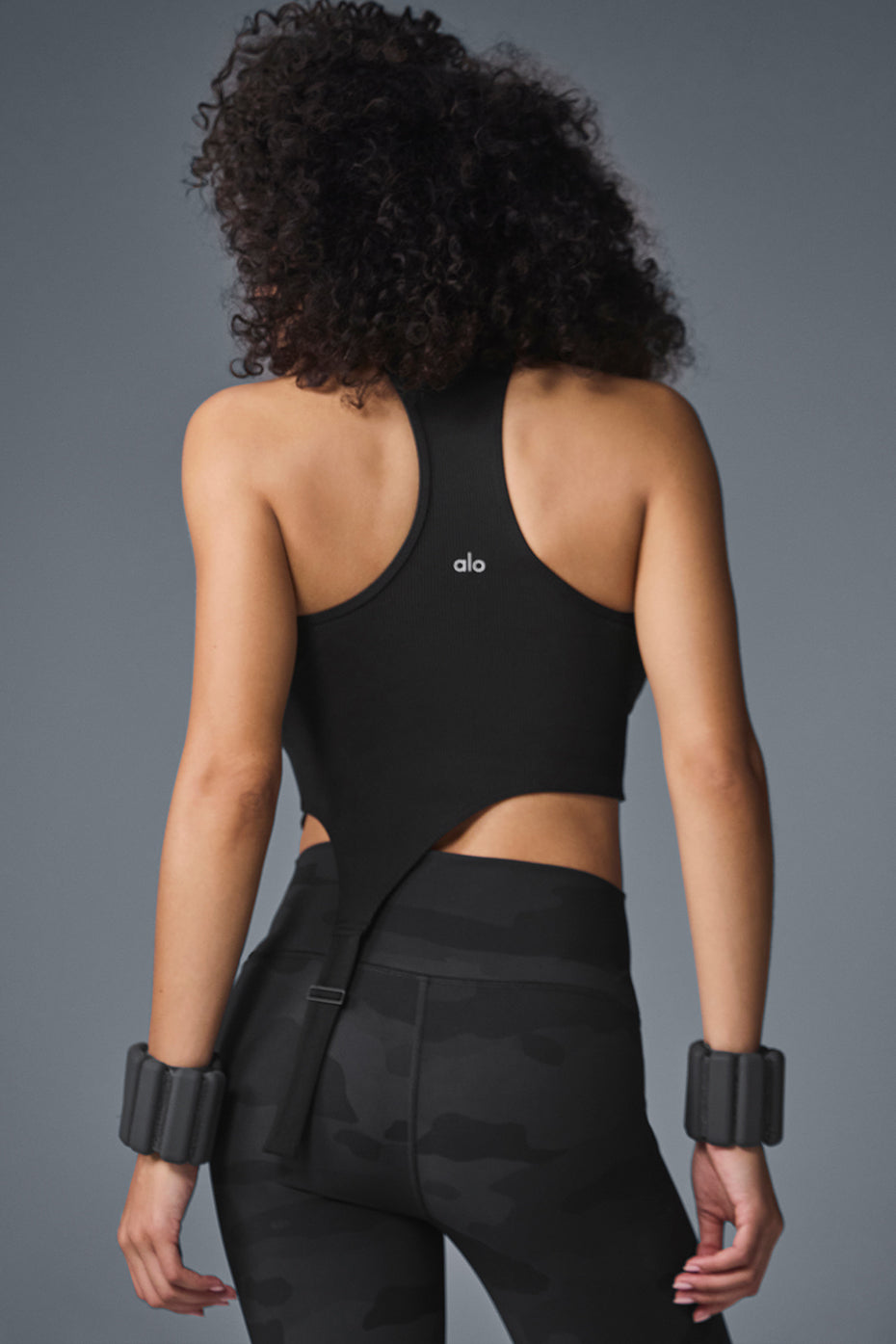 Alosoft Ribbed Revelation Tank - Black - Image 2