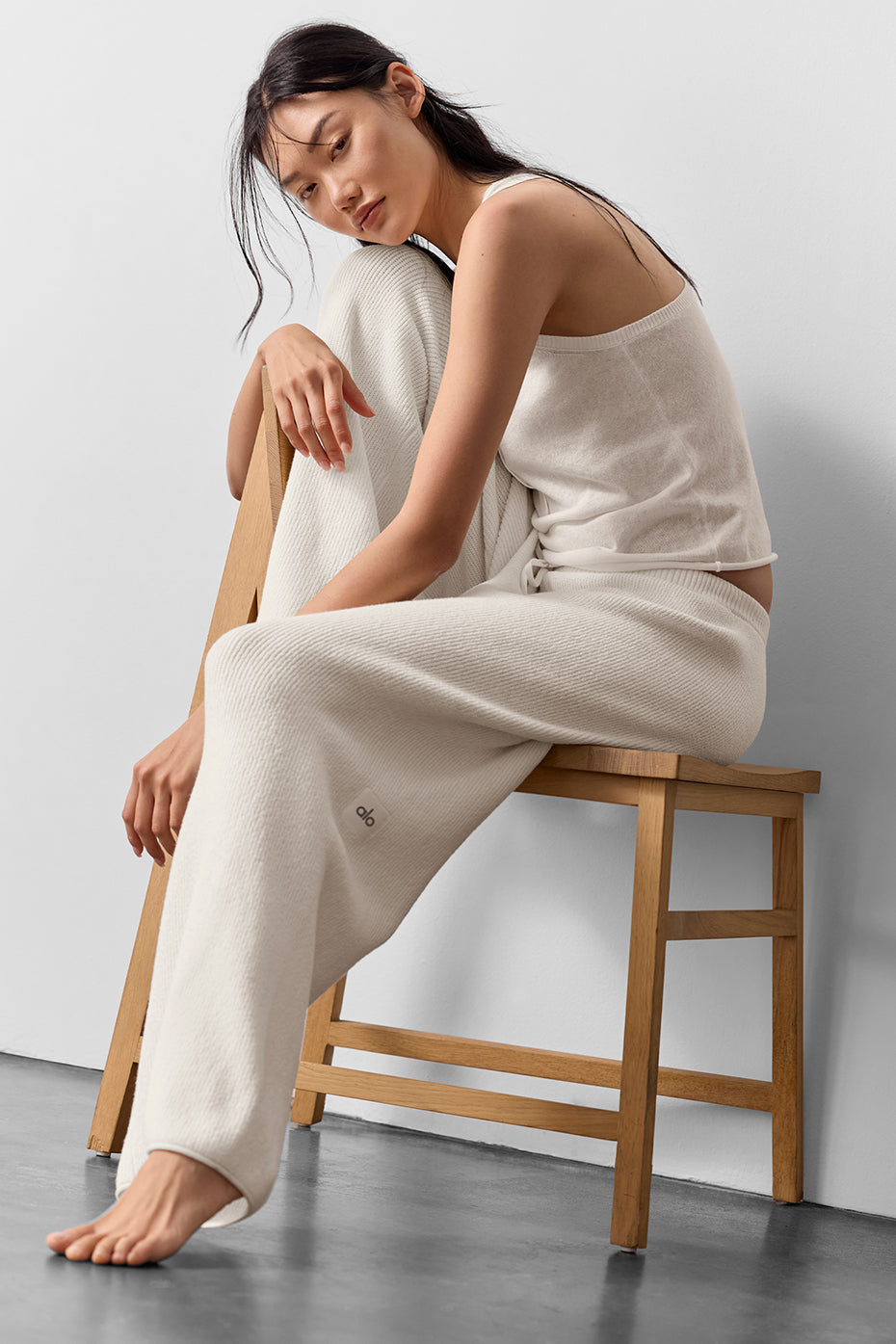 Supernatural Sweater Henley Tank - Ivory - Image 5