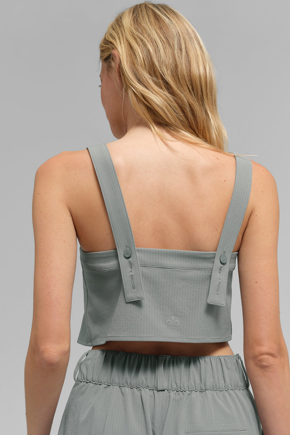 Cropped Dreamscape Tank - Lunar Grey - Image 2