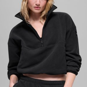 Polar Fleece Retreat Cover Up - Black