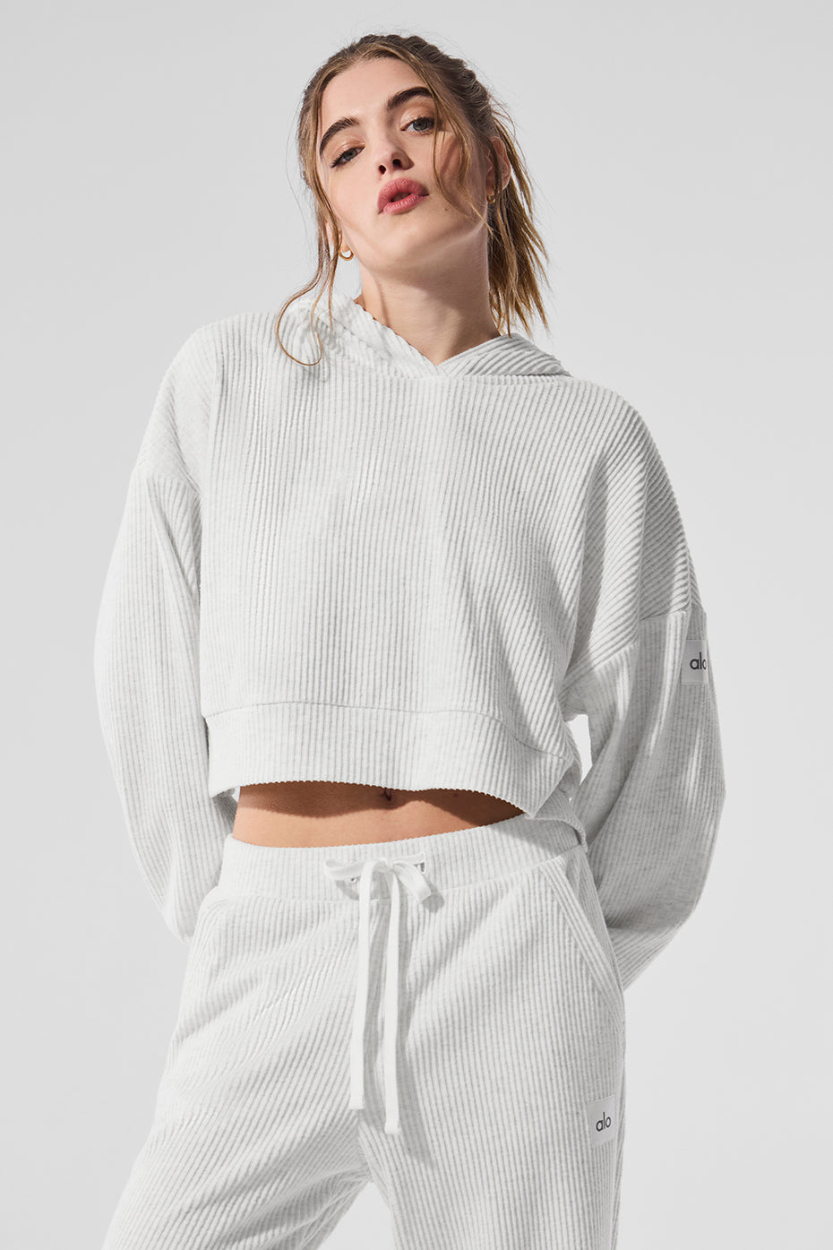 Muse Hoodie - White Heather - Image 2