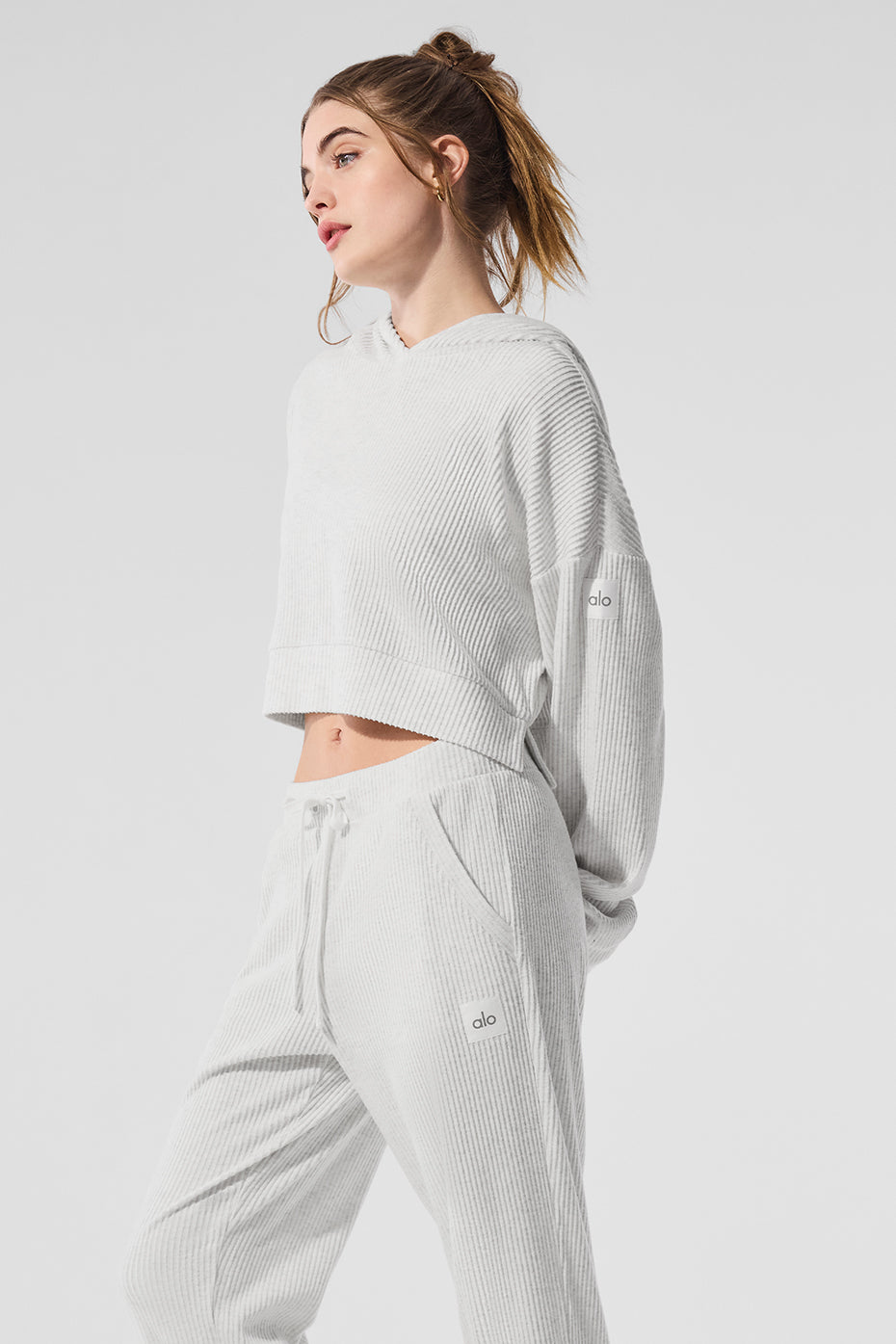 Muse Hoodie - White Heather - Image 4