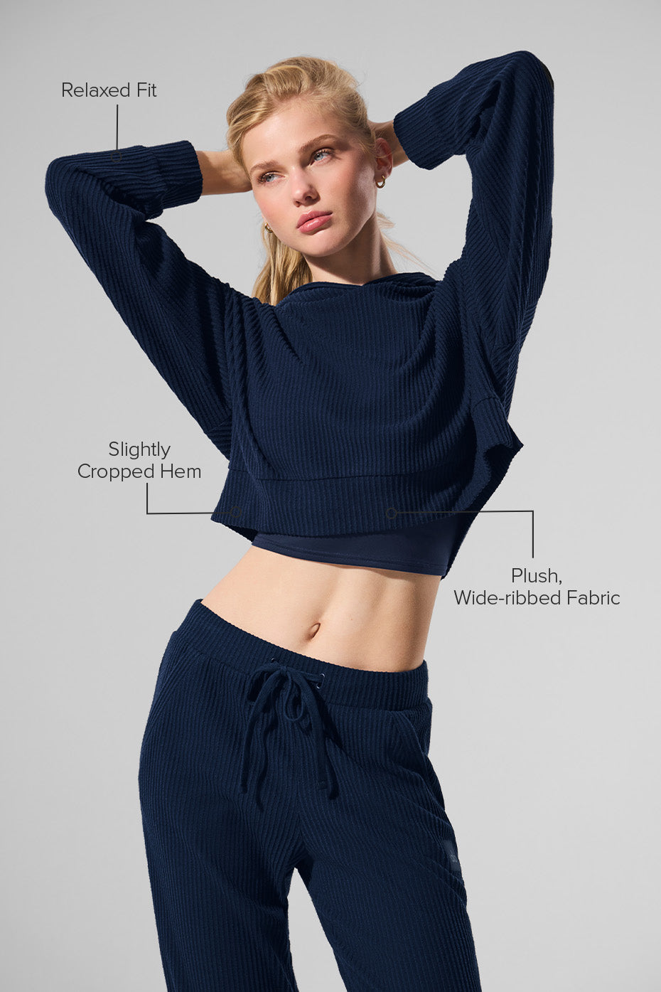 Muse Hoodie - Navy - Image 2